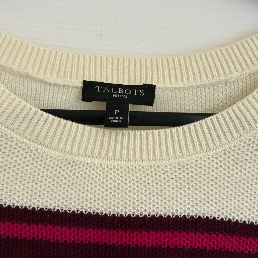 Talbots Striped Patterned Sweater - image 2